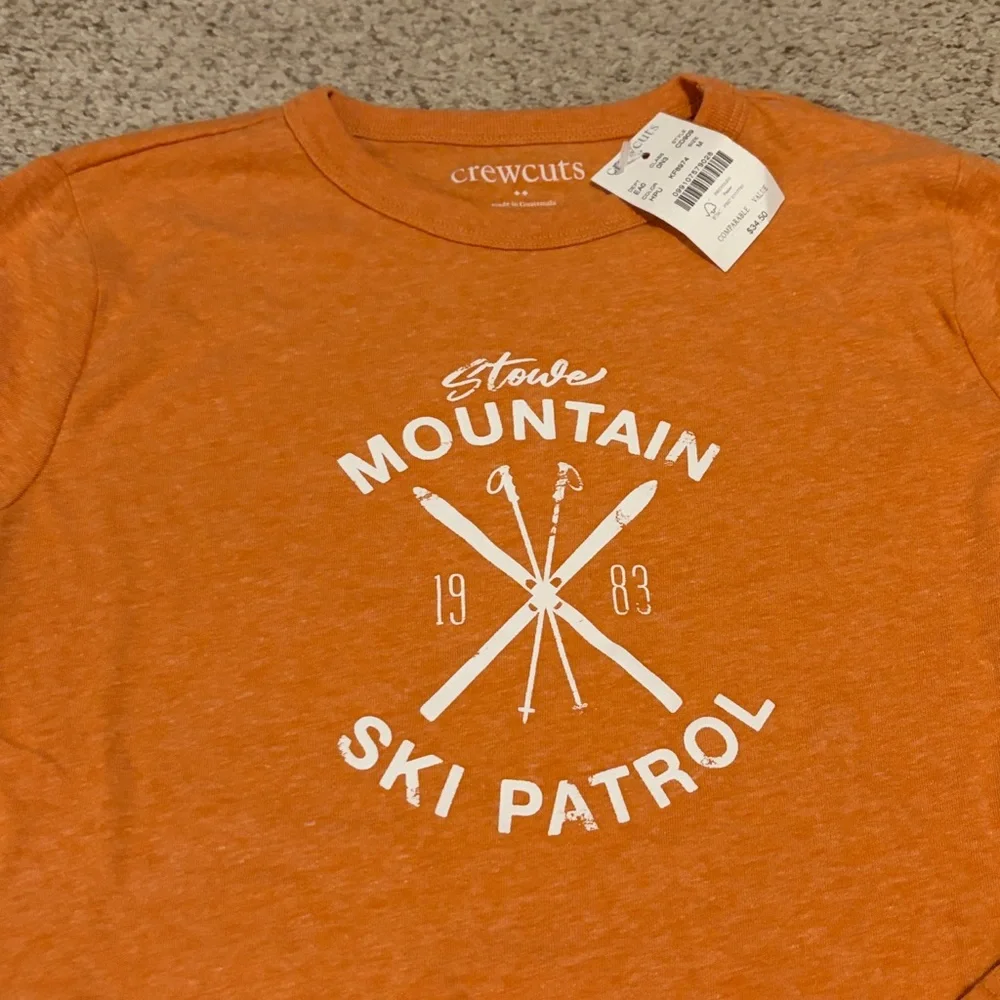 NWT J. Crew Crewcuts Stowe Mountain Ski Patrol T Shirt, 8 (Medium) - Picture 3 of 12